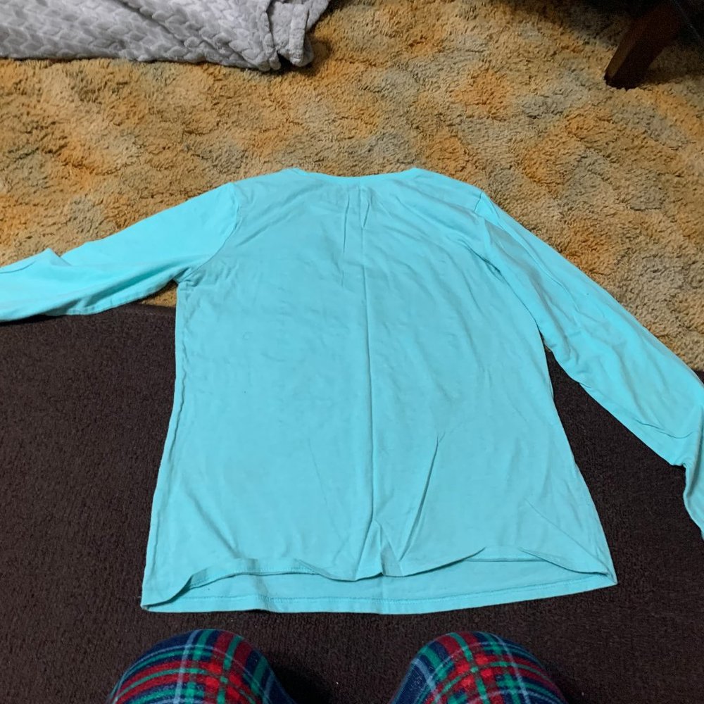 The Children's Place Green Long Sleeve T-shirt Girl's XXL (16) - Picture 3 of 6
